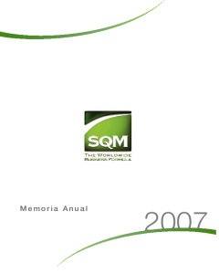 Memoria Anual 2007
